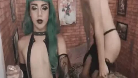 Two trannies Having enjoyment With Each Other