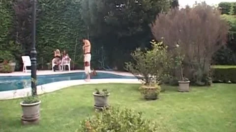 painfully blond And Redhead sluts boning while guy Is Watching 'em