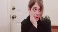 pretty ladyboy dilettante web camera jerking off