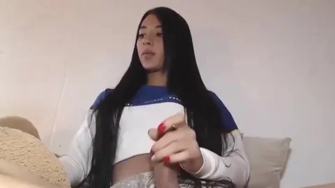 A naughty Solo Masturbation With lustful tranny!