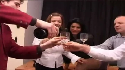 outstanding group sexwith brunette shemale
