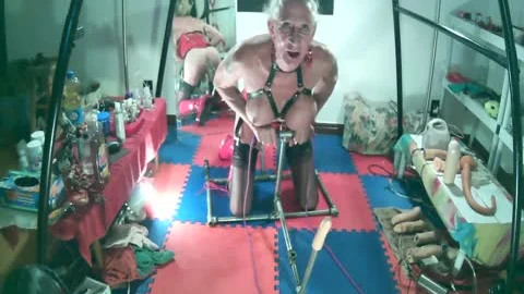 Bobbie Is DP'D By Dildos! three