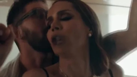 lewd tgirl Stepmom Lets Her Stepson bareback Her moist butthole