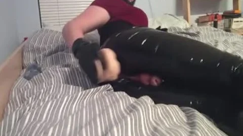 Latex Lola Playing With Dildos