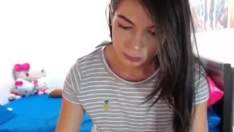 Beauty latin chick shemale large schlong