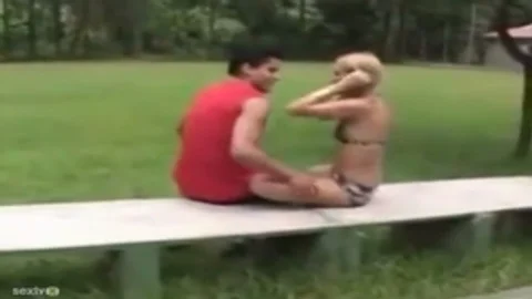 Brazilian shelady poked In Tthis chab Park
