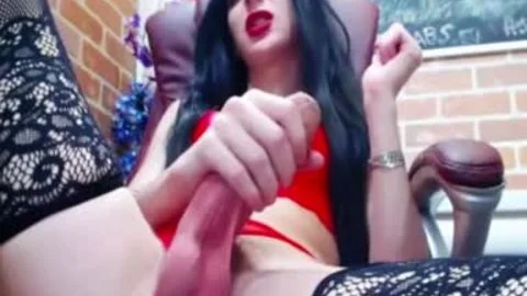 large 10-Pounder Cross Dresser webcam
