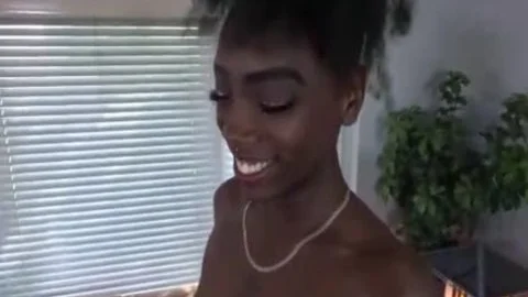 agreeable ebon Trans babe