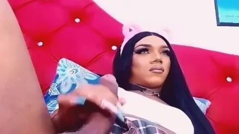 Maylisexycock ladyboy Live cum Show