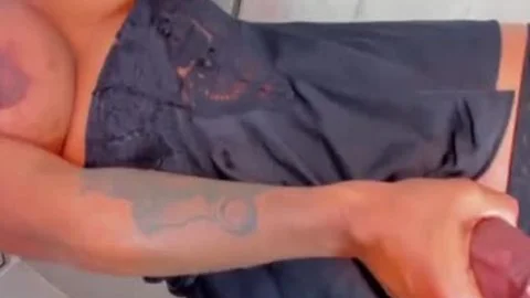 Monster Sized darksome cock Ready To Explode On webcam