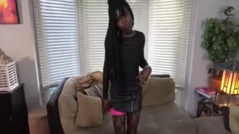 naughty Chocolate Skin Trans mistresse
