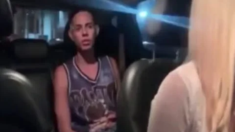 Blond ladyman Predator Taxi Driver Pick Up A Street Boyx