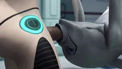 filthy Sex! Sci-fi Android bonks Hard An Alien In The Surgery Room In The Space Station
