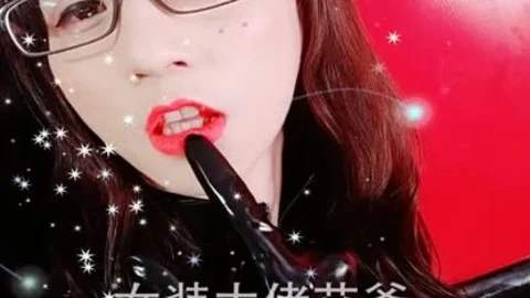 pretty teen Abbykitty bonks Herself With A Dog fake penis - 高颜值TS女装大佬长腿主播艾爷假狗屌插菊
