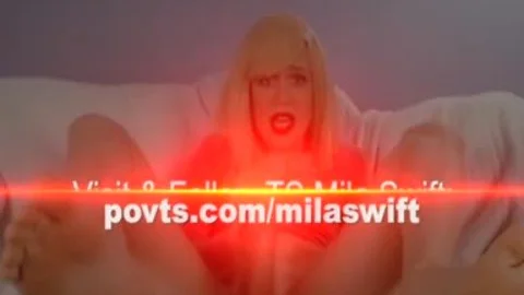 Smiling blond Canadian ladyman Monstercock cam