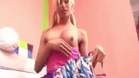 blonde Brazilian TS shelady Hooker acquire deep anal slam By young man