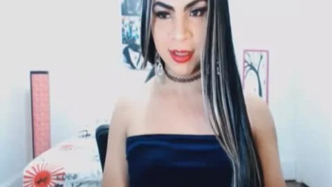 fine yummy ladyboy Rubs Her 10-Pounder And Balls