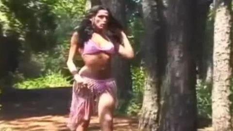 excellent Milena Rios bonks lad In The Forest