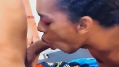 excited tranny duett Having rough butthole Action