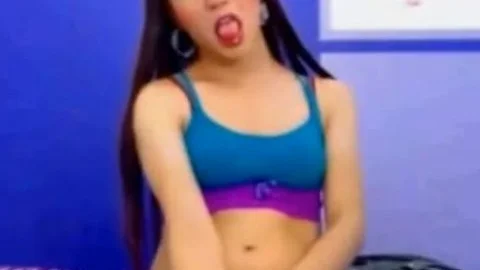 yummy tranny Has fun Alone