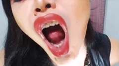 breasty shemale stroke Her long Hard cock