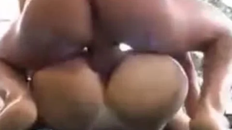 wild cumshot After shemale Sex On A Po
