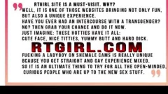 ebony ladyman stroking Her Chocolate dong Online
