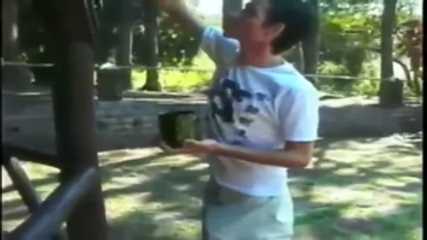 Outdoor action With blonde TS