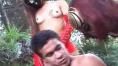 lad acquires fuck With Fetish Latex Twosome