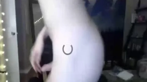 sexy Femboy spreading Legs And Stroking