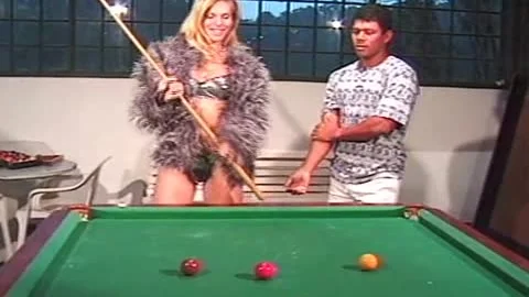 sheboy Juliana pounding With teen On The Pool Table