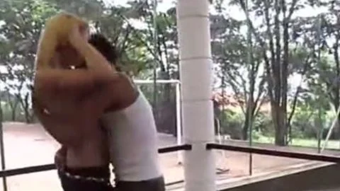 Pooltable fun With A Skinny blonde ladyboy
