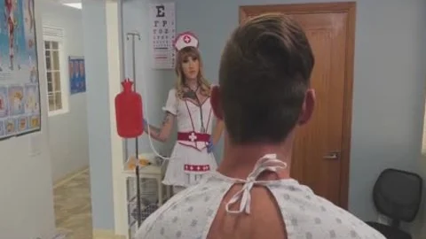 ladyboy Nurse Gives Full Body Physical Exam