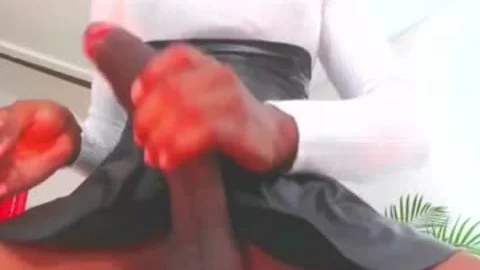 Monster black 10-Pounder lady-man Africandoll On webcam Part 1