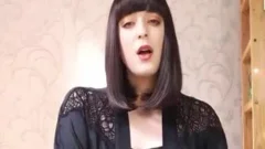Russian teen tranny Vivian Stroking Her large penis On web camera