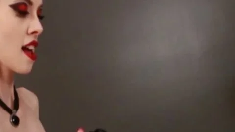 kinky shemale River Enza fake penis slammed And strapon slammed