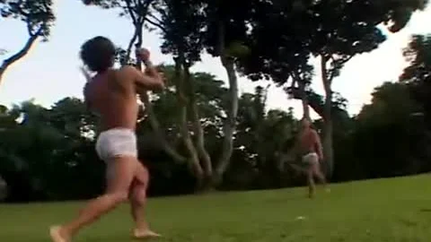 Outdoor fun With A breasty ladyman And playgirl