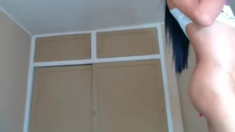latin chick ladyboy couple Sammy And Rogny Have anal invasion On web camera