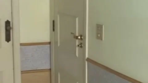 blonde tranny Catching cream After bathroom bang