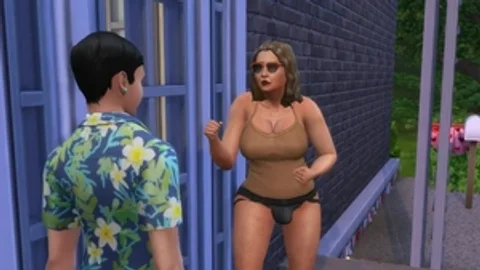 delicious daddy Trans Woman Wants Her youthful neighbor - WickedWhims