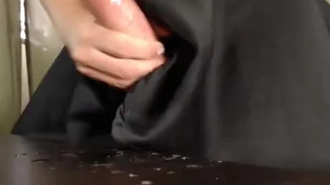 Shy gal Not Shy spooge