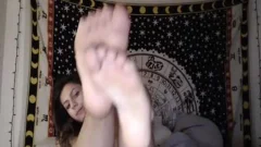 slender sheboy Beauty Tugging Her weenie On cam