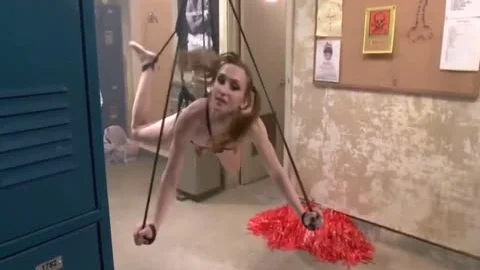 attractive tranny Suspended And banged!