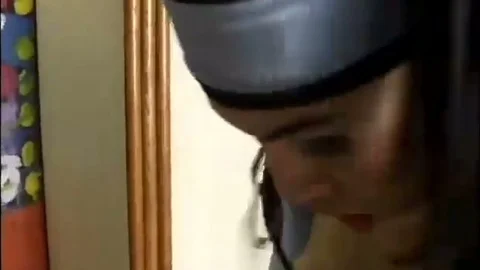 filthy brunette TS pokeing A dude
