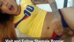 sexy lady-man Jerking big ramrod cam