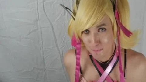 Pink mercy Trap In Chastity Doing Deepthroath And ass Play