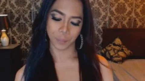 asian cutie tgirl strip And Masturbate