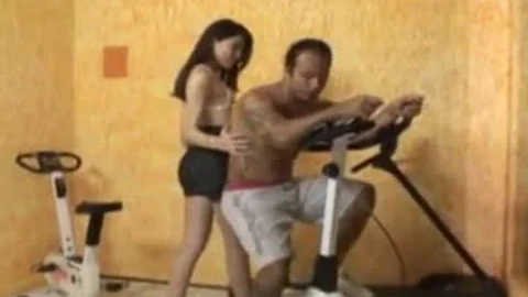 Hispanic tranny slammed In The Gym