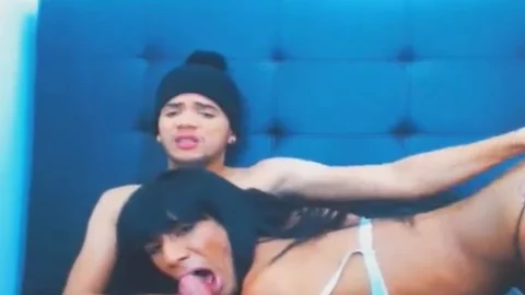 concupiscent couple tgirl pleasure one as well as the other ramrod And booty