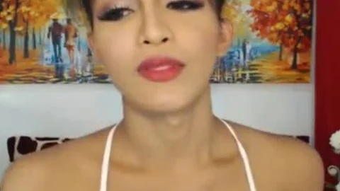horny shemale babe Masturbate Her monstrous weenie